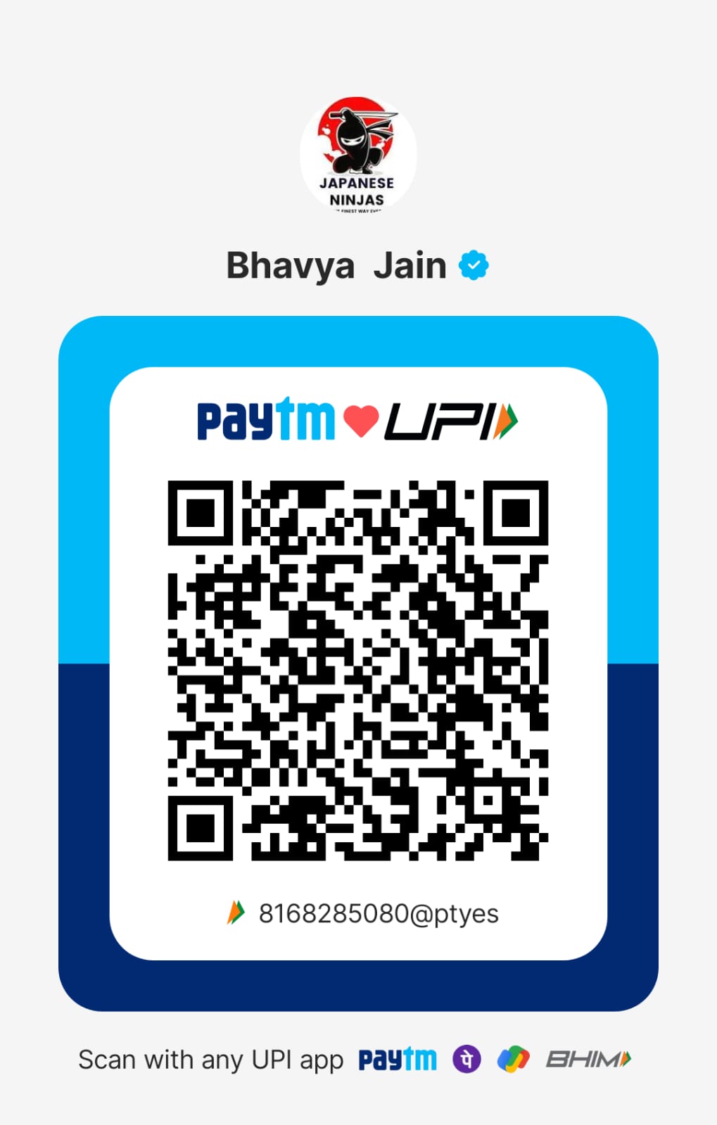 Payment QR code